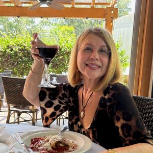 Toasting my Fellow Writers in the Tallahassee area - Bon Appetit!
